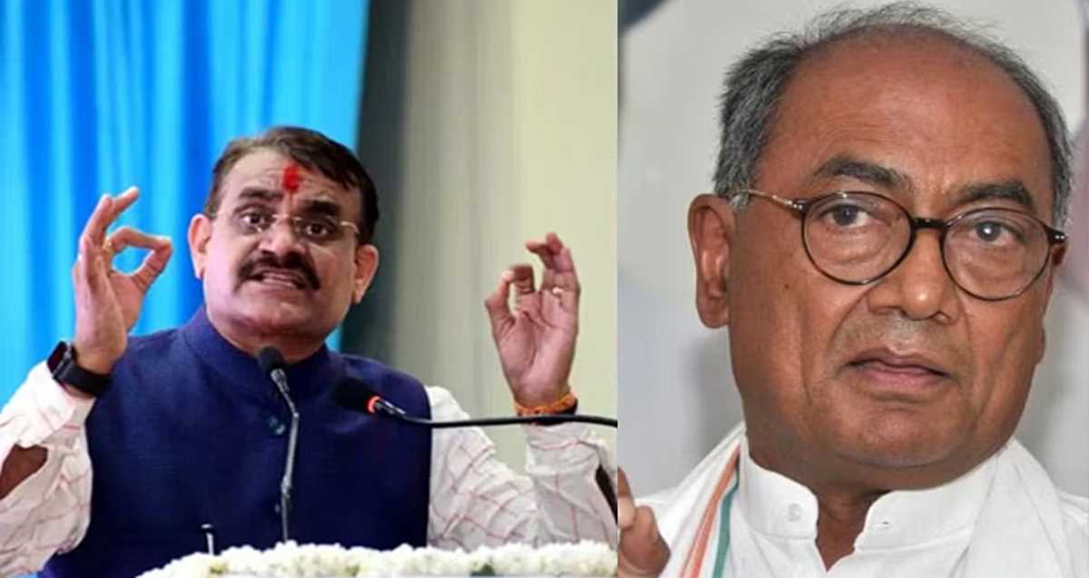 दिग्विजय की माहौल बिगाड़ने की साजिश : विष्णु दत्त शर्मा